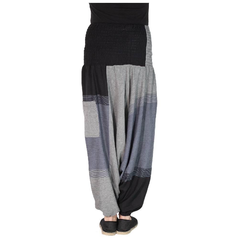 Kunst Und Magie KUNST UND MAGIE Damen Bunt One Size Boho Yoga Haremshose Freizeithose Aladinhose