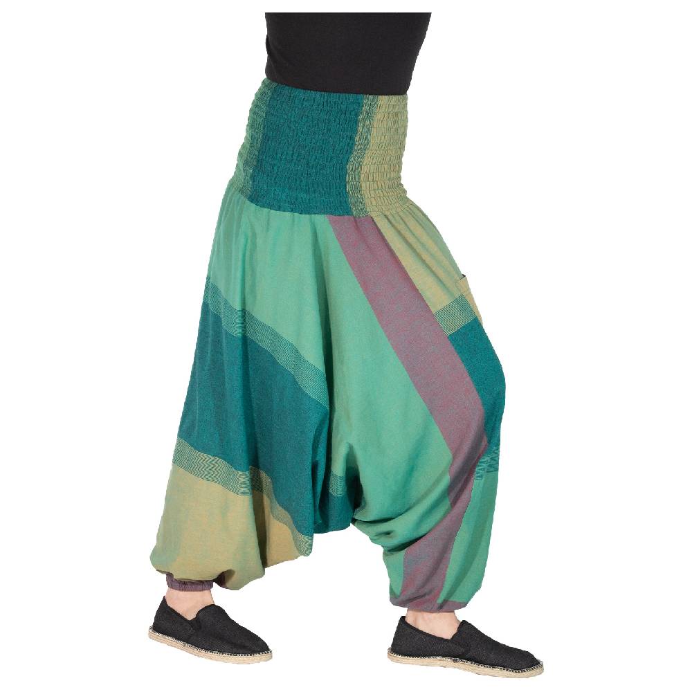 Kunst Und Magie KUNST UND MAGIE Damen bunt one size Boho Yoga Haremshose Freizeithose Aladinhose