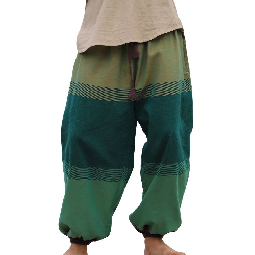 Kunst Und Magie KUNST UND MAGIE Damen bunt one size Boho Yoga Pumphose Sommerhose Pluderhose