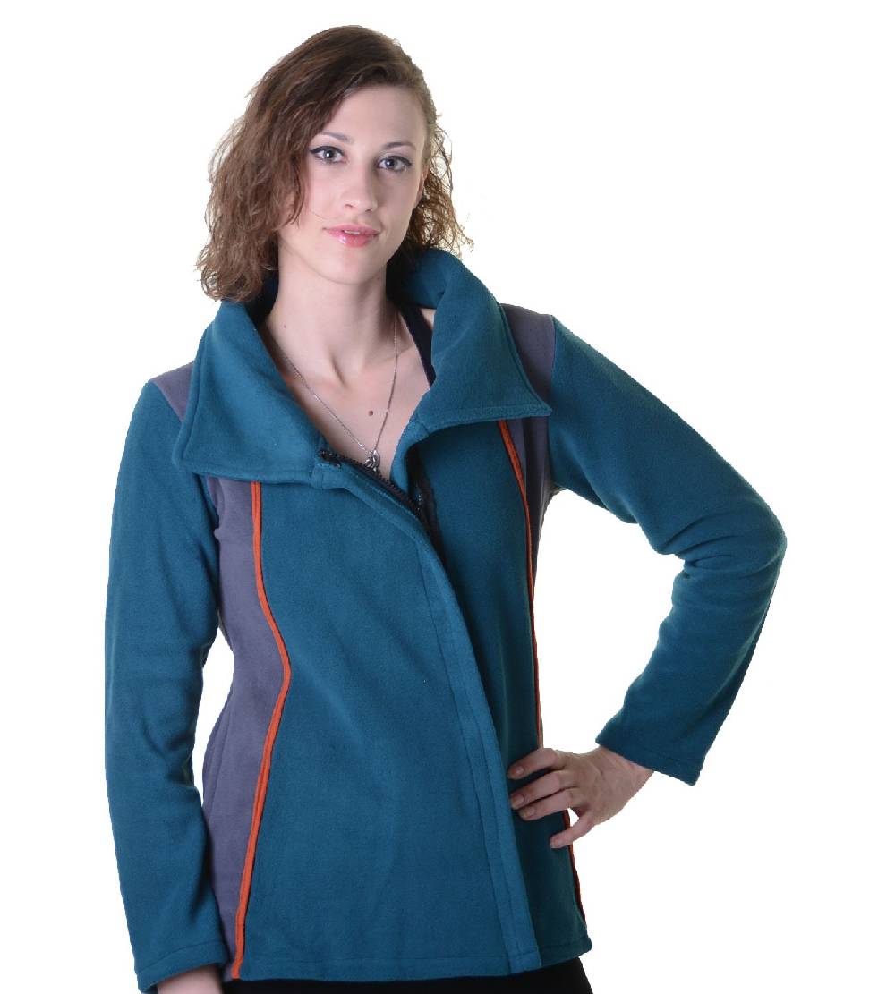 Kunst Und Magie Kunst Und Magie Damen Fleecejacke Goa Psy Hippie - Boho Jacke