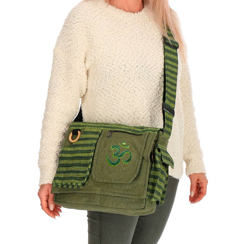 Kunst Und Magie Kunst und Magie Damen OM Hippie Handtasche Goa Tasche mit Schulterriemen