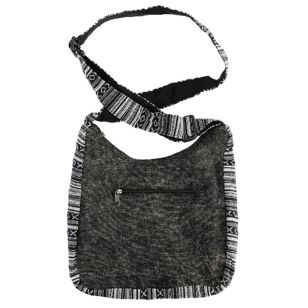 Kunst Und Magie Kunst Und Magie Damen Schultertasche Stonewashed Hippie Handtasche Boho Goa Tasche Mit Schulterriemen