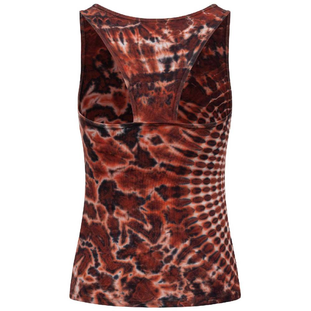 Kunst Und Magie Kunst Und Magie Damen Top Atmungsaktive Tie Dye Batik Yoga Sport Top