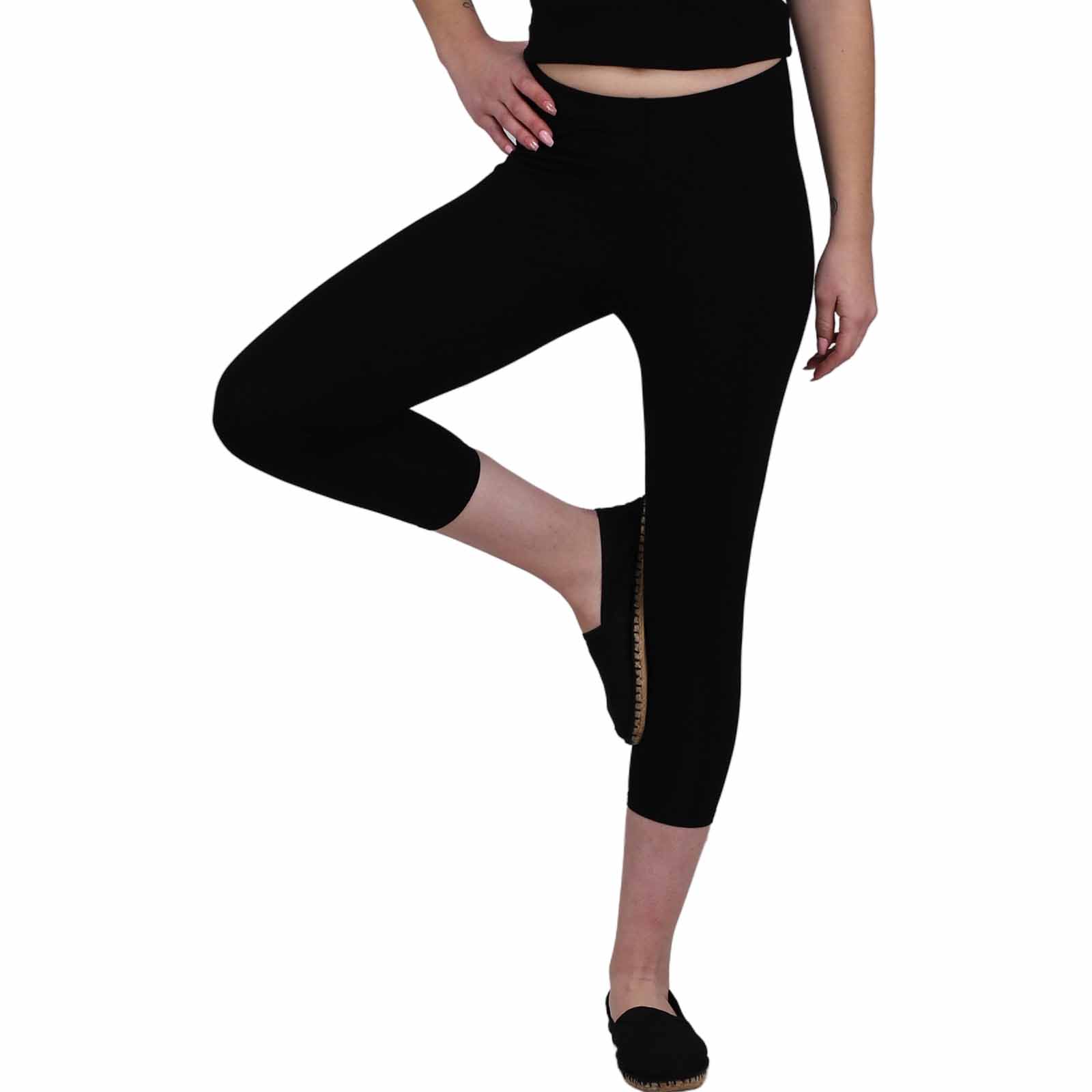 Kunst Und Magie Kunst Und Magie Damen Yoga Leggings Atmungsaktive Wellnesshose Yogahose 3/4