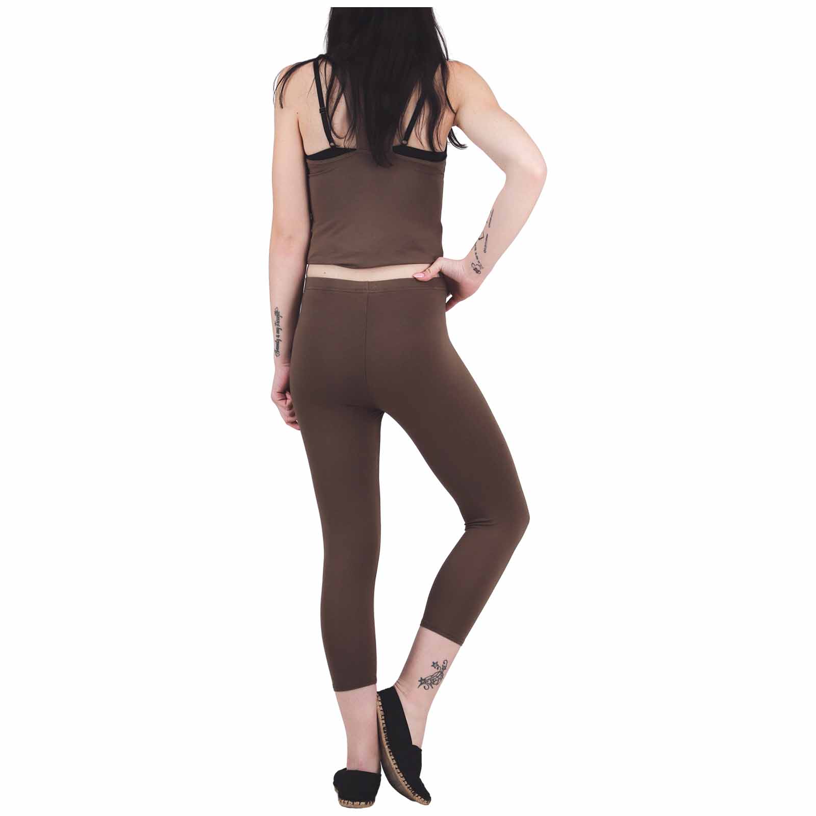 Kunst Und Magie Kunst Und Magie Damen Yoga Leggings Atmungsaktive Wellnesshose Yogahose 3/4