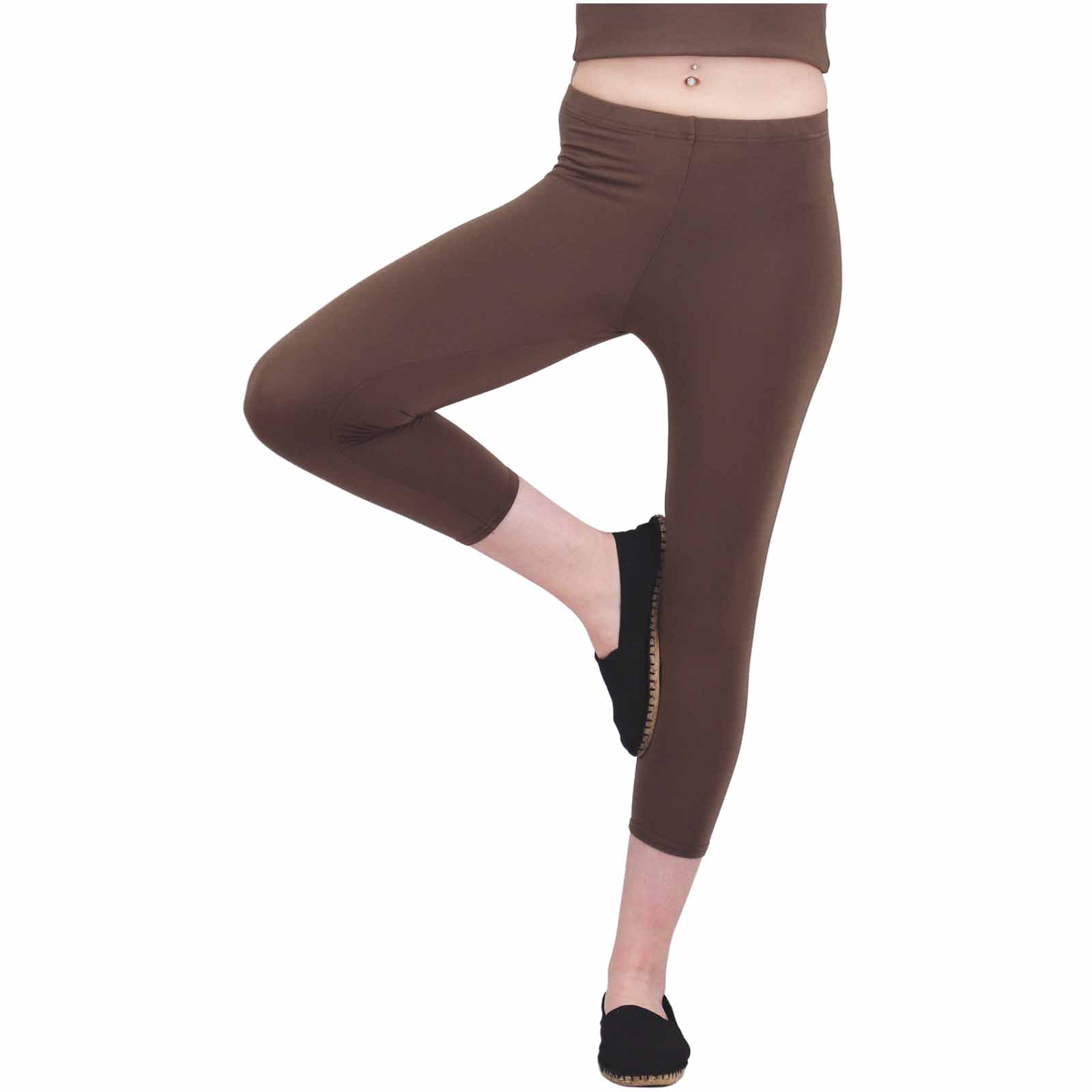 Kunst Und Magie Kunst und Magie Damen Yoga Leggings Atmungsaktive Wellnesshose Yogahose 3/4