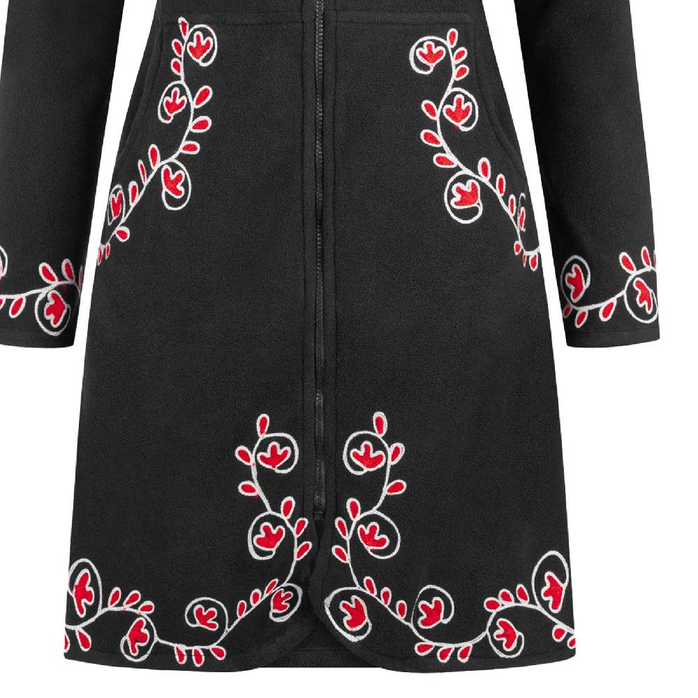 Kunst Und Magie Kunst Und Magie Damenmantel Aus Fleece Boho Fleece Jacke