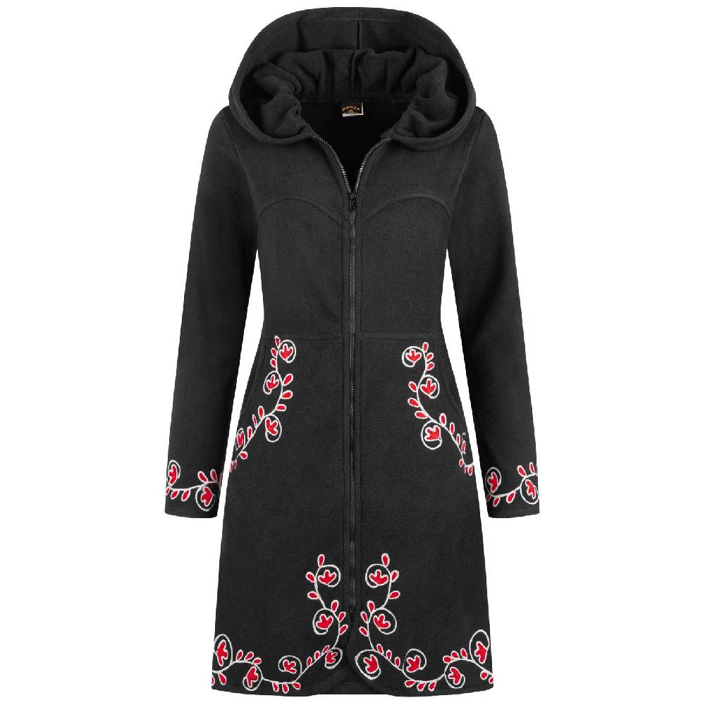 Kunst Und Magie Kunst und Magie Damenmantel aus Fleece Boho Fleece Jacke