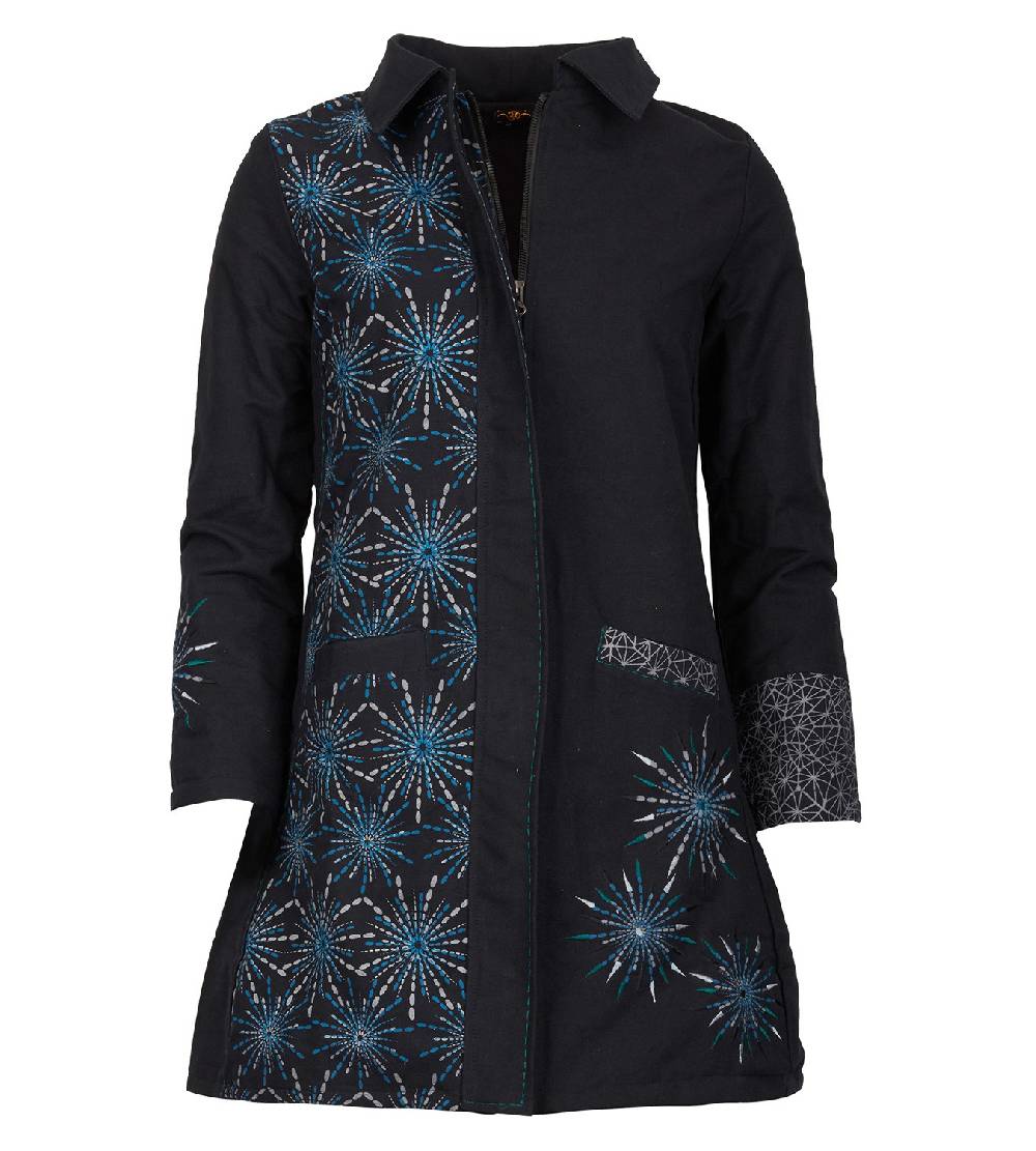 Kunst Und Magie Kunst und Magie Damenmantel mit Stickereien