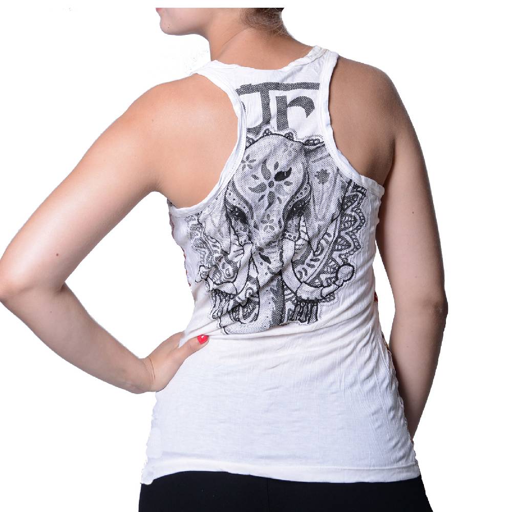 Kunst Und Magie Kunst Und Magie Elefant Motiv 70er Retro Tanktop Sure T-Shirt