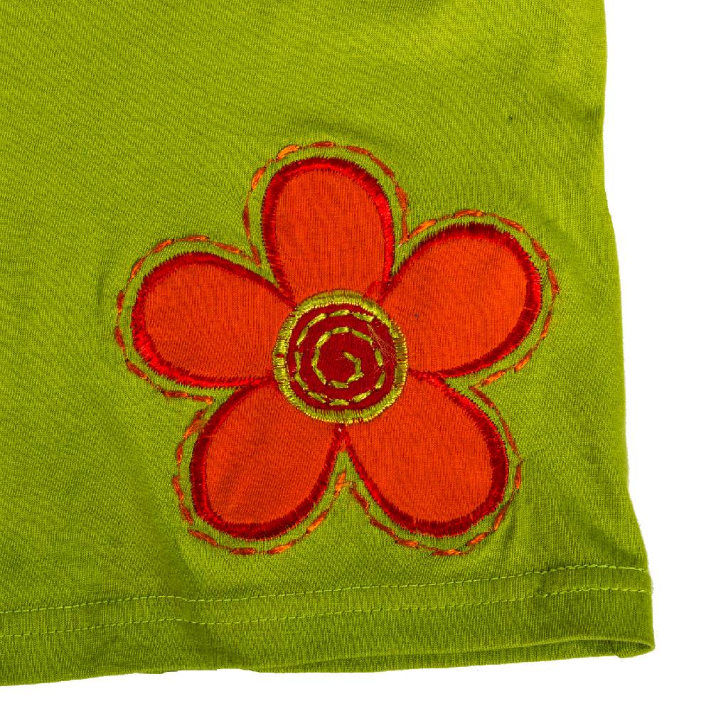 Kunst Und Magie Kunst Und Magie Farbenfrohe Bunte Kinder T-shirts Mit Blumen Stickerei Goa Hippie
