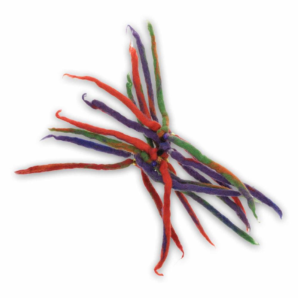 Kunst Und Magie Kunst Und Magie Filz Haargummi Dread Scrounchibunt