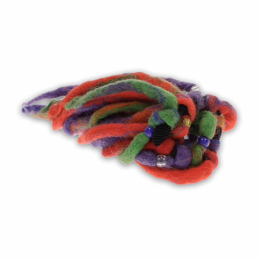 Kunst Und Magie Kunst Und Magie Filz Haargummi Dread Scrounchibunt