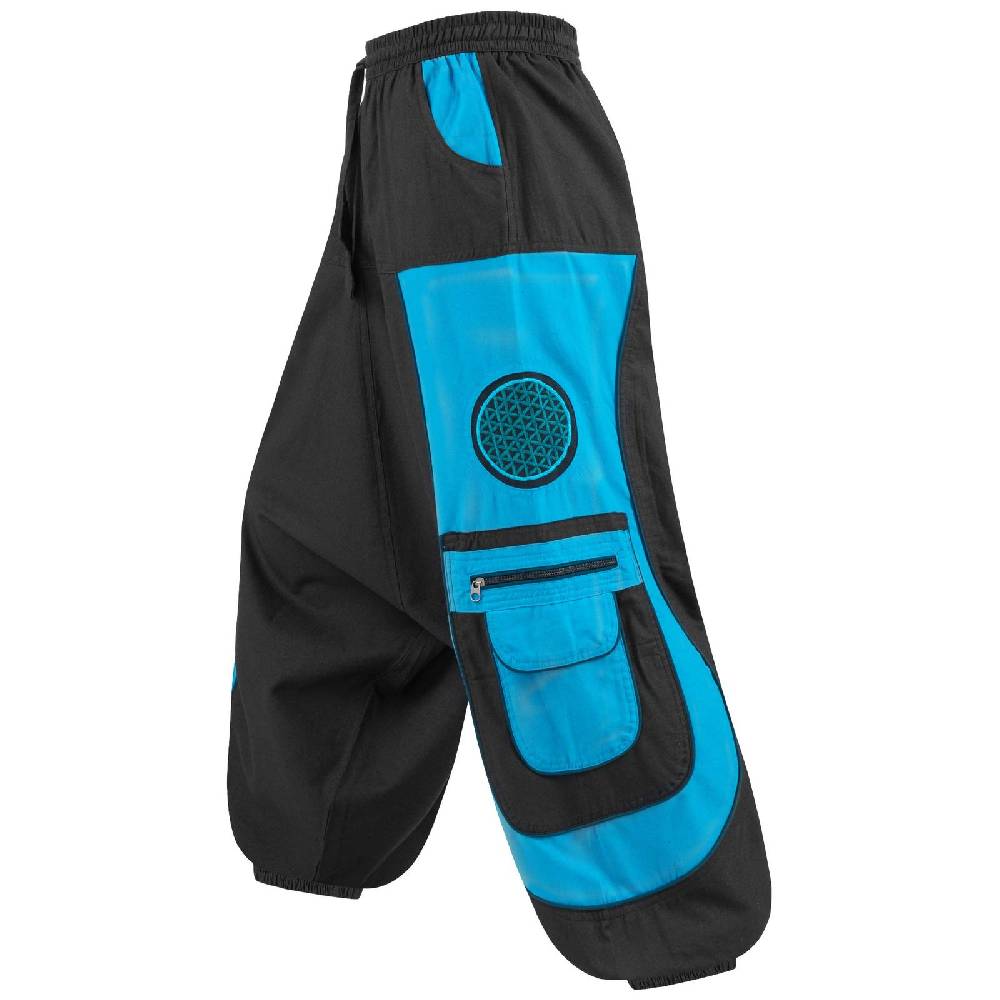 Kunst Und Magie Kunst Und Magie Flower Of Life Hippie Haremshose Goahose Cargohose