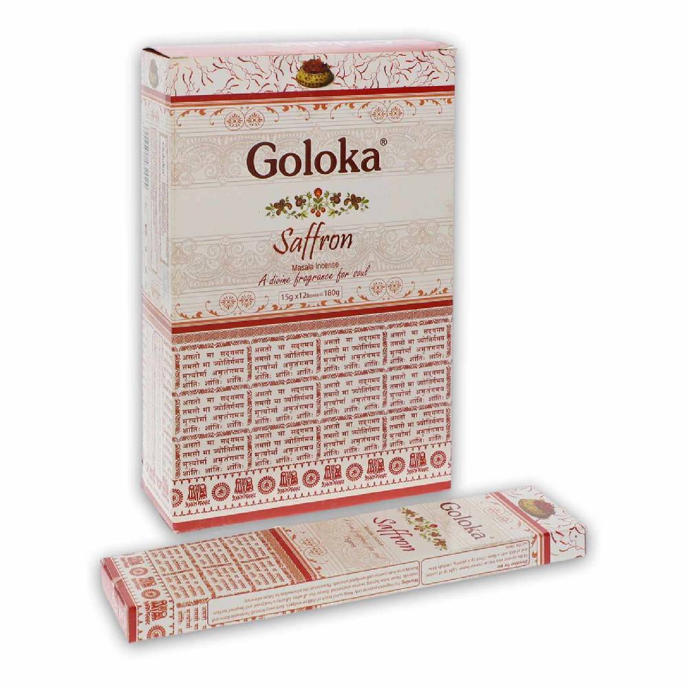 Kunst Und Magie Goloka Safran Räucherstäbchen