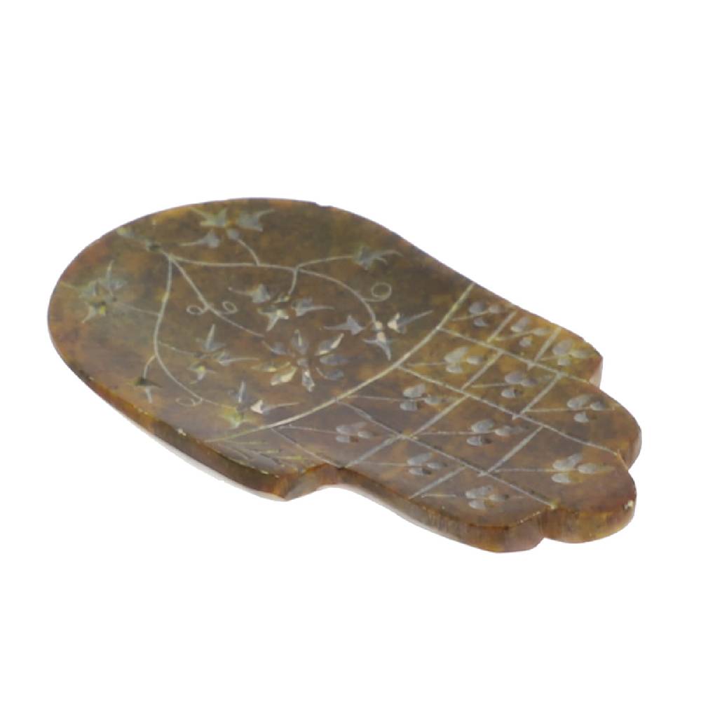 Kunst Und Magie Kunst Und Magie Hand Der Fatima Hamsa Räucherstäbchenhalter Aus Speckstein