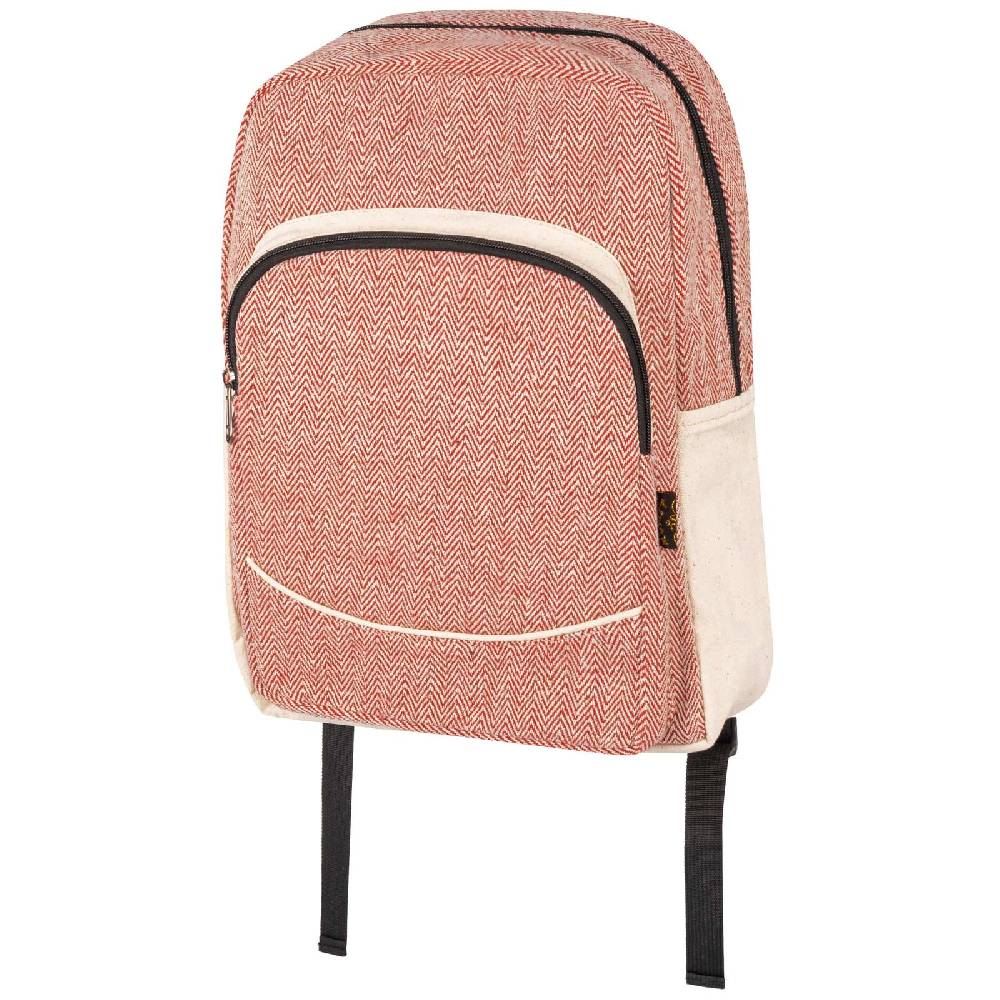 Kunst Und Magie Kunst und Magie Hanf Rucksack Daypack Tagesrucksack Messenger "Nature L"