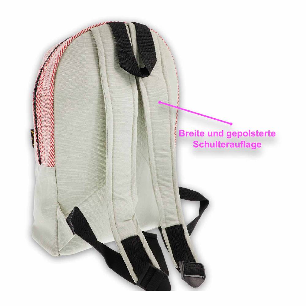 Kunst Und Magie Kunst Und Magie Hanf Rucksack "Nature"