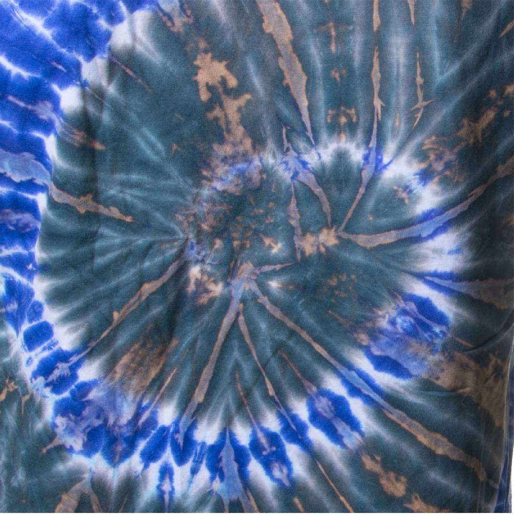 Kunst Und Magie Kunst Und Magie Herren Buntes 70er Retro Hippie Batik T-Shirt Im Tie Dye Batiklook