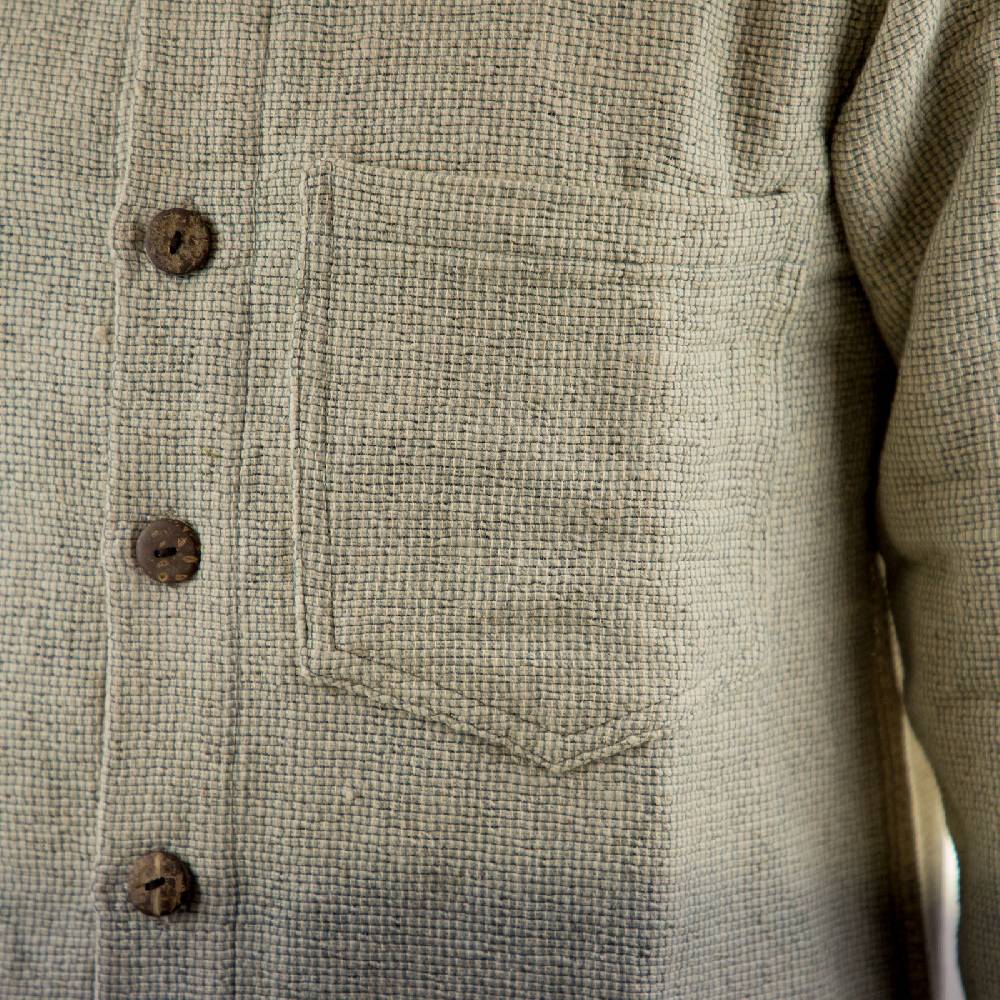 Kunst Und Magie KUNST UND MAGIE Herren Hemd Unifarben Fischerhemd Freizeithemd