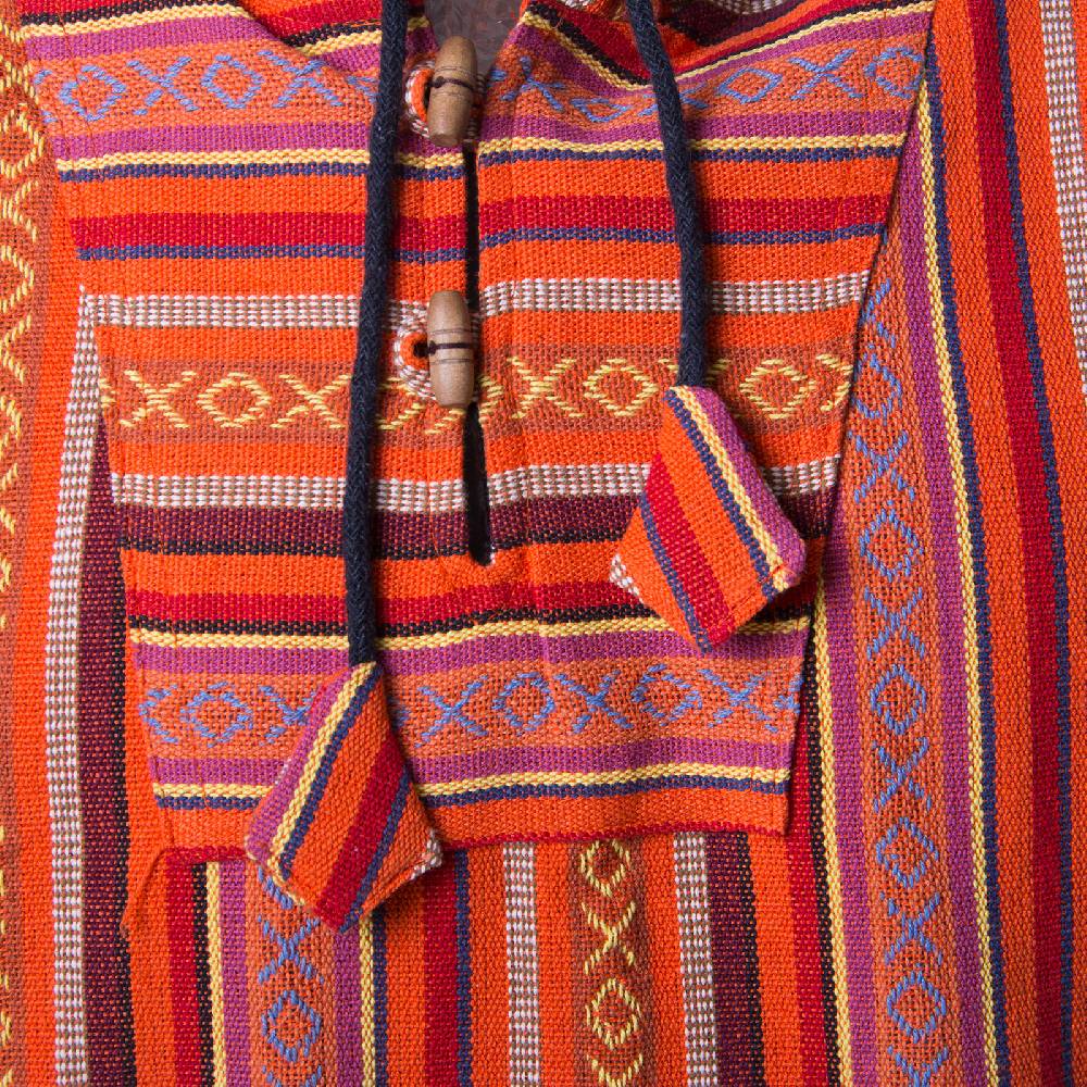 Kunst Und Magie Kunst Und Magie Herren Nepal Baja Hoodie Pullover Sweatshirt Poncho