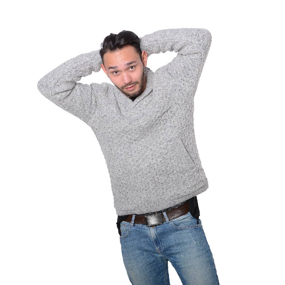 Kunst Und Magie Kunst Und Magie Herren Strickpullover Wollpullover Mit Schalkragen Und Warmen Fleecefutter