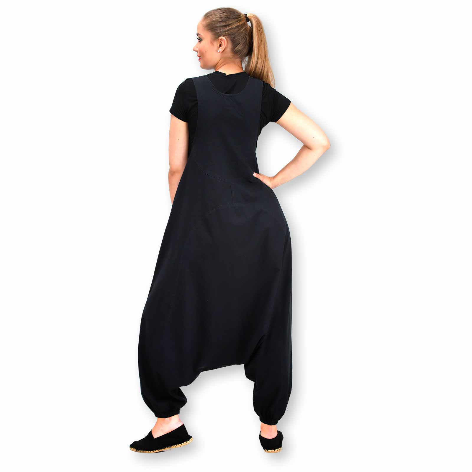 Kunst Und Magie Kunst Und Magie Hippie Latzhose Haremshose Hose Goa Boho Jumpsuit Overall Blume Des Lebens