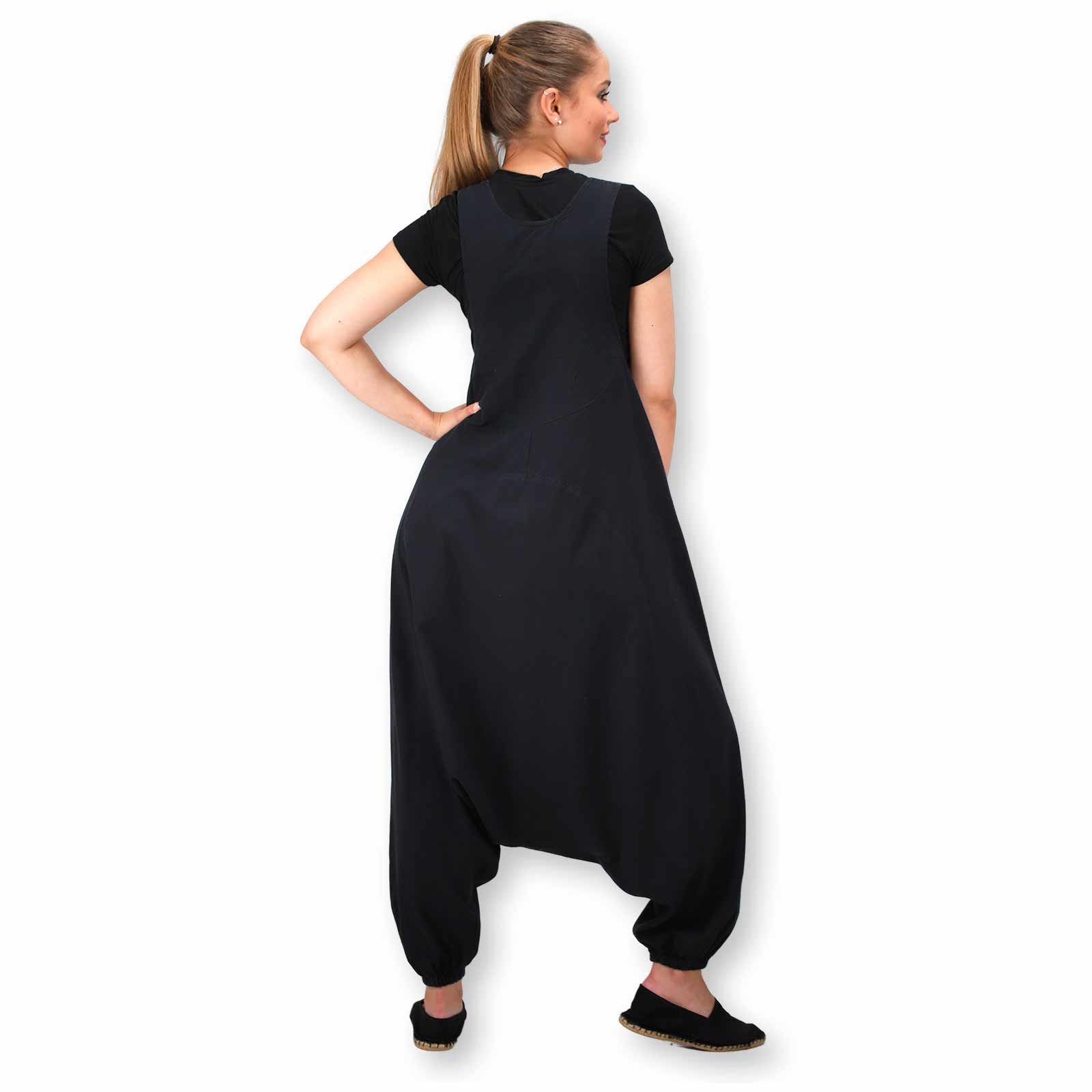 Kunst Und Magie Kunst Und Magie Hippie Latzhose Haremshose Hose Goa Boho Jumpsuit Overall Blume Des Lebens