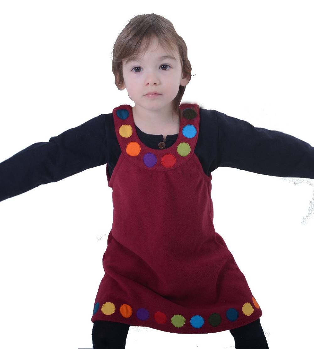 Kunst Und Magie Kunst Und Magie Kinder Kleid /Trägerkleid Aus Fleece