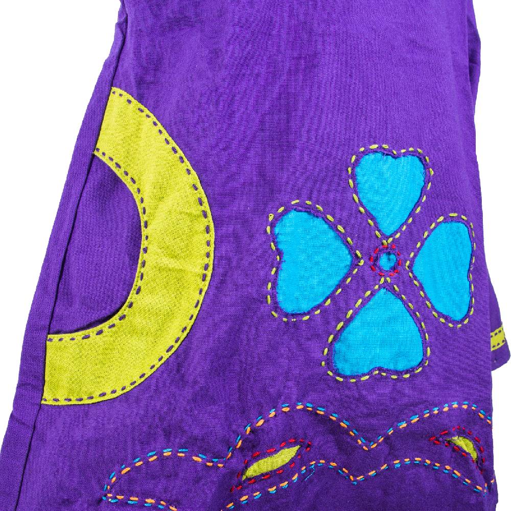 Kunst Und Magie Kunst Und Magie Mädchen Kleid Blumen Stickerei Goa Hippie