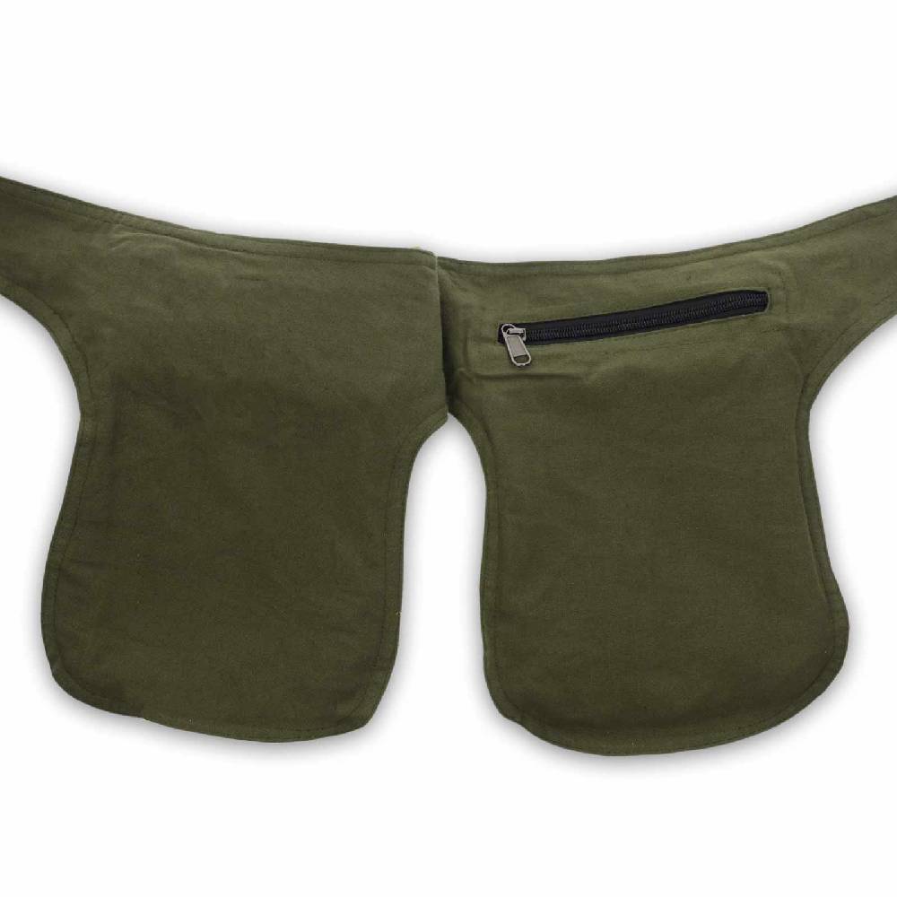 Kunst Und Magie KUNST UND MAGIE Mandala Doppel Bauchtasche Hüfttasche Mandala Gürteltasche Festivaltasche Sidebag