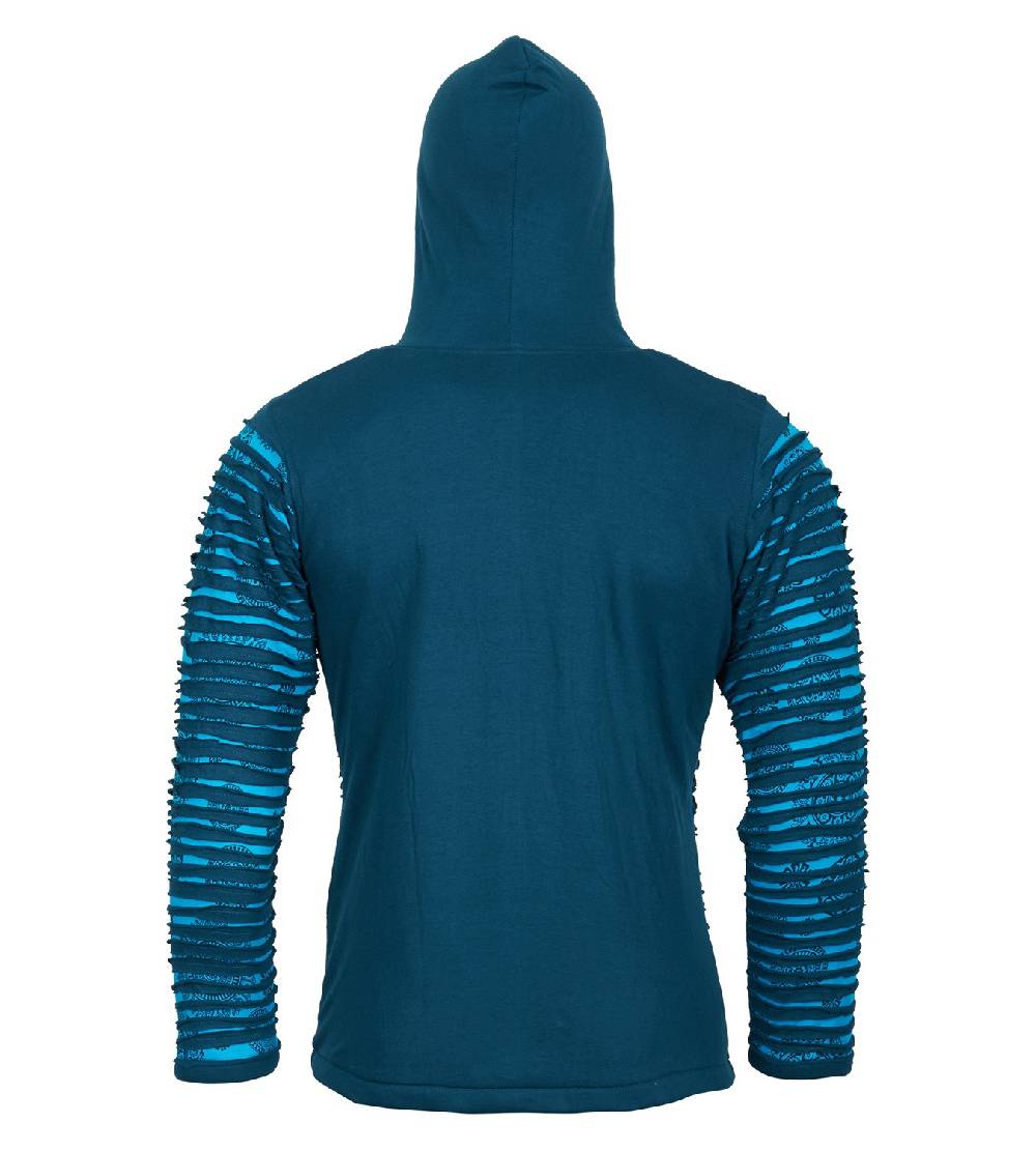 Kunst Und Magie Kunst Und Magie Männer Cutwork Goa Jacke Mit Kapuze