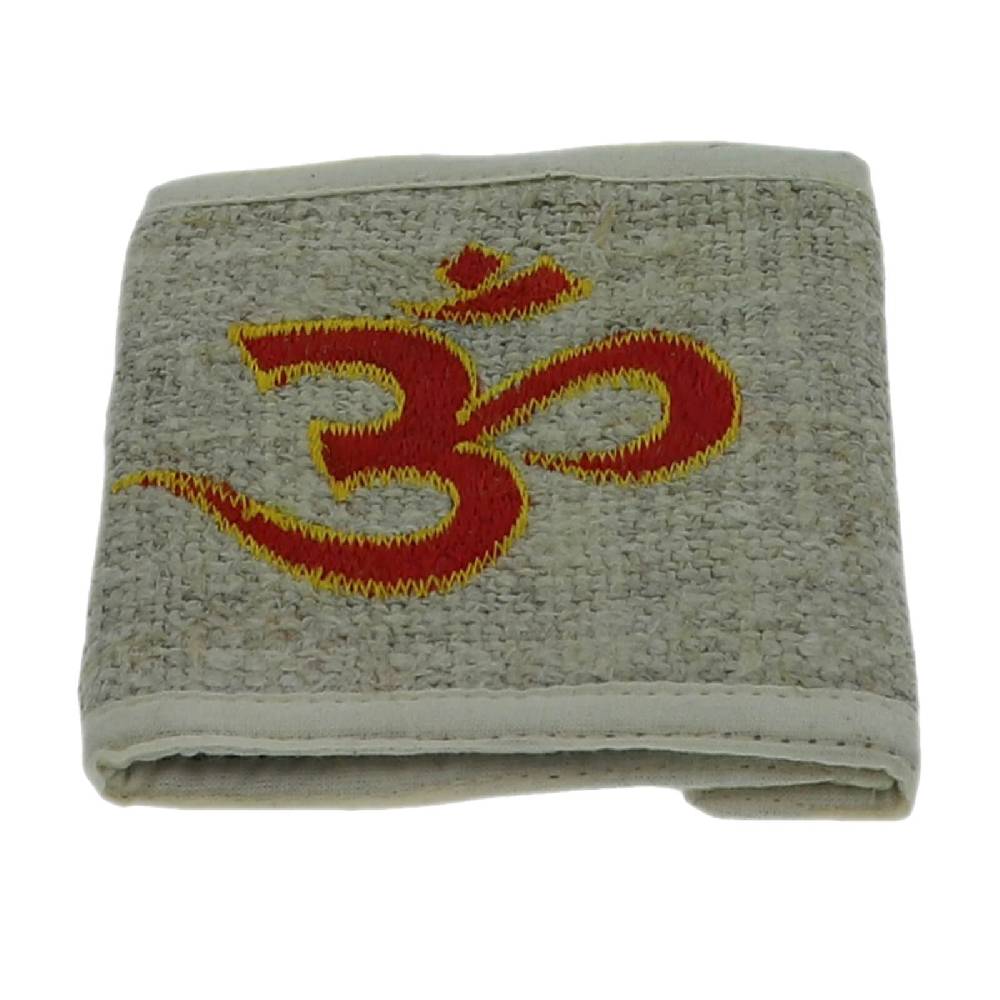 Kunst Und Magie Kunst Und Magie Om Geldbeutel Aus Hanf Mit Klettverschluss