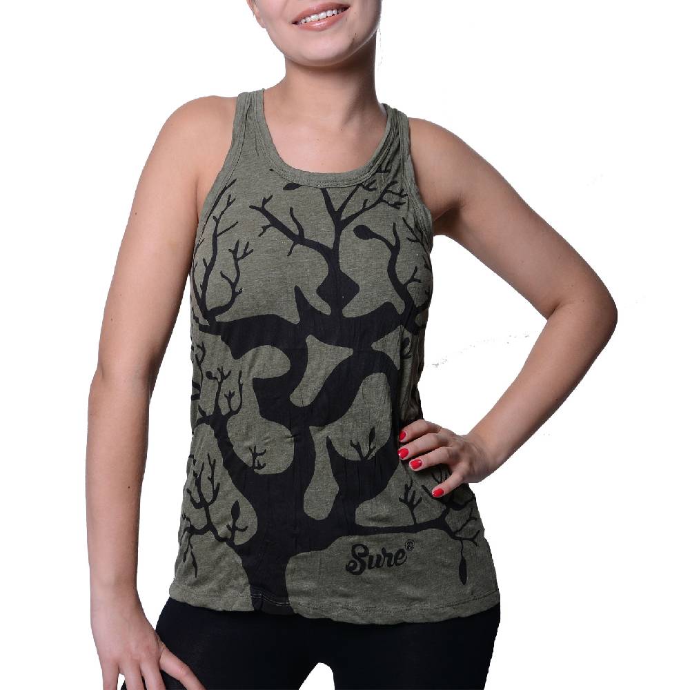 Kunst Und Magie Kunst Und Magie Om - Lebensbaum 70er Retro Tanktop Sure T-Shirt