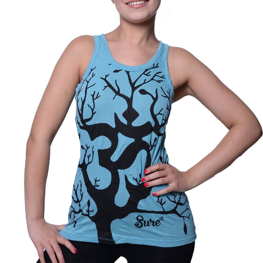 Kunst Und Magie Kunst Und Magie Om - Lebensbaum 70er Retro Tanktop Sure T-Shirt