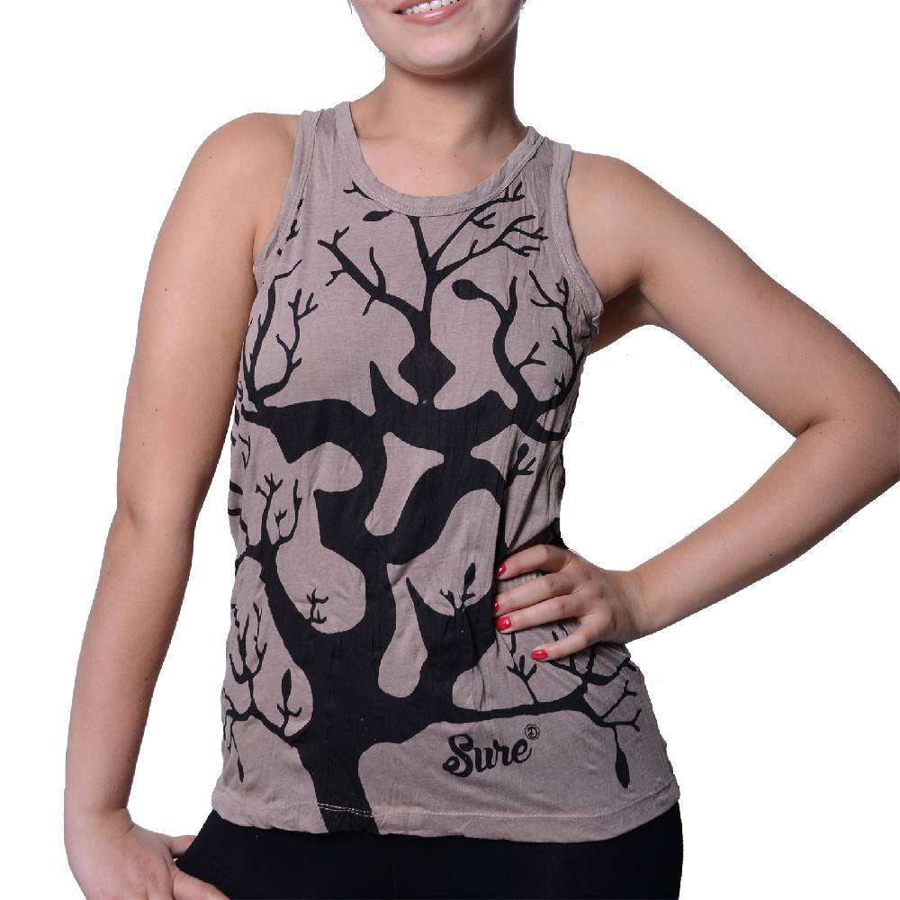 Kunst Und Magie Kunst und Magie Om - Lebensbaum 70er Retro Tanktop Sure T-Shirt