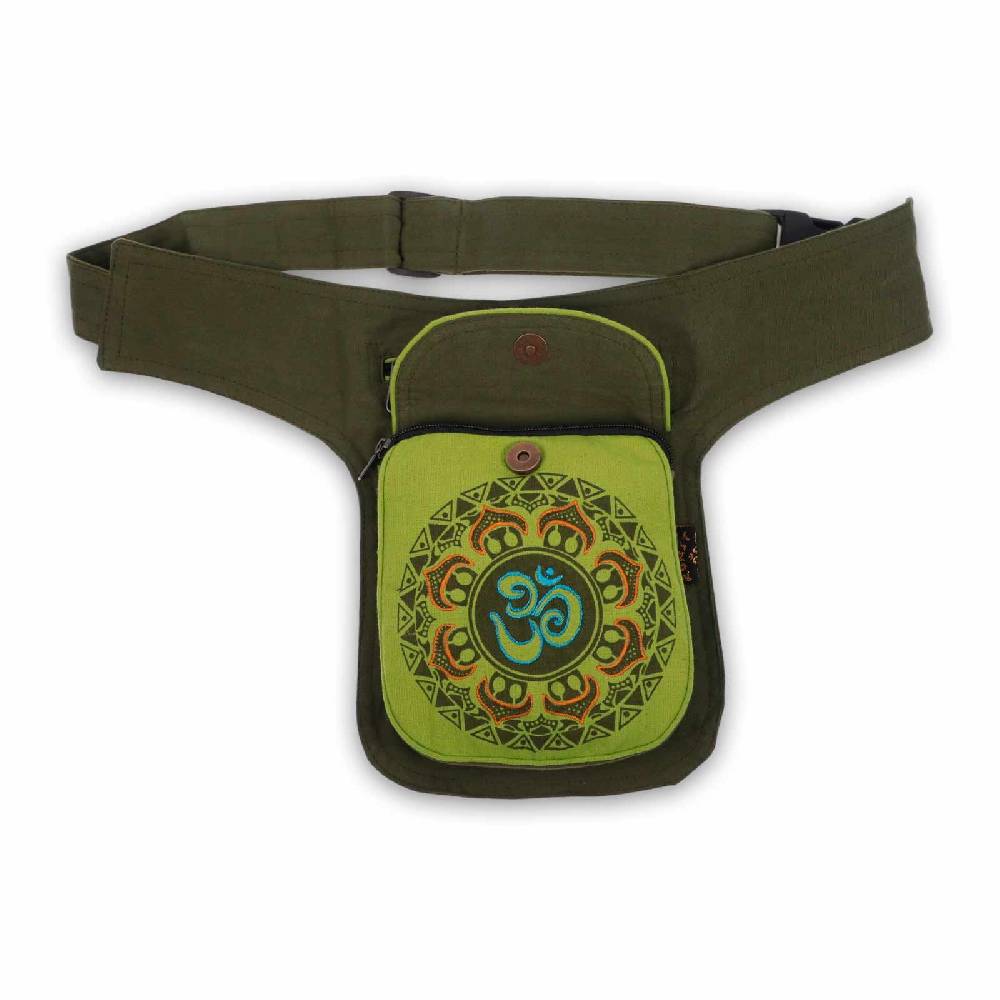 Kunst Und Magie KUNST UND MAGIE OM Mandala Bauchtasche Hüfttasche Mandala Gürteltasche Festivaltasche Sidebag