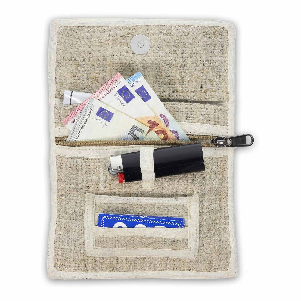 Kunst Und Magie Kunst Und Magie OM Tabakbeutel Drehertasche Aus Hanf AUM