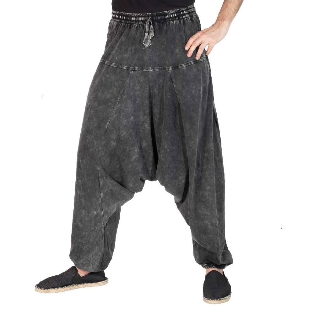 Kunst Und Magie KUNST UND MAGIE Orientalische Haremshose One Size Stonewashed In Vielen Farben