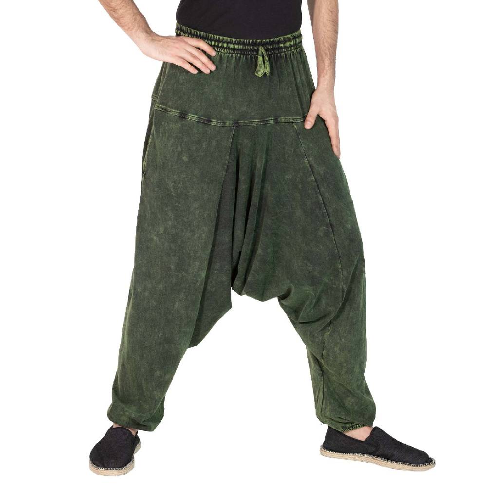 Kunst Und Magie KUNST UND MAGIE Orientalische Haremshose One Size Stonewashed In Vielen Farben