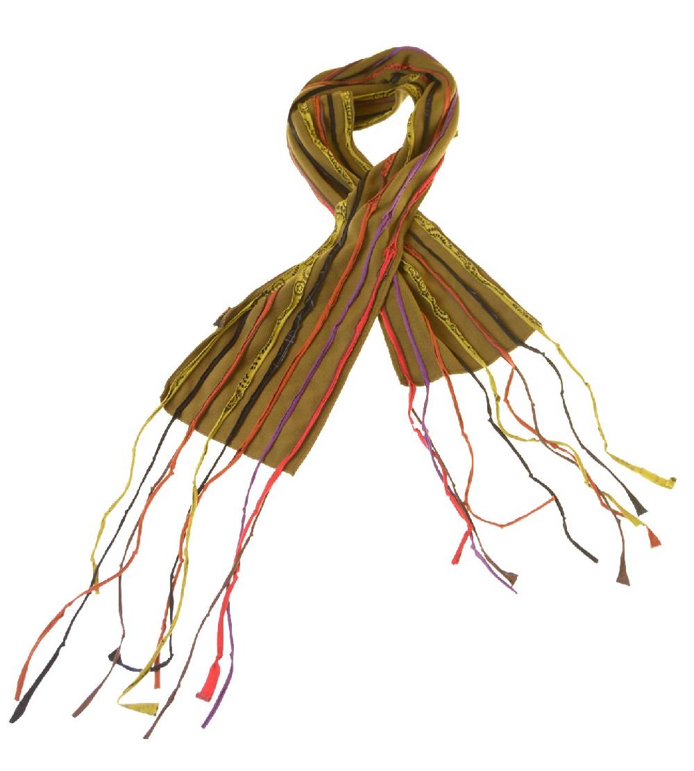 Kunst Und Magie Patch Fleece Schal Goa Hippie Psy