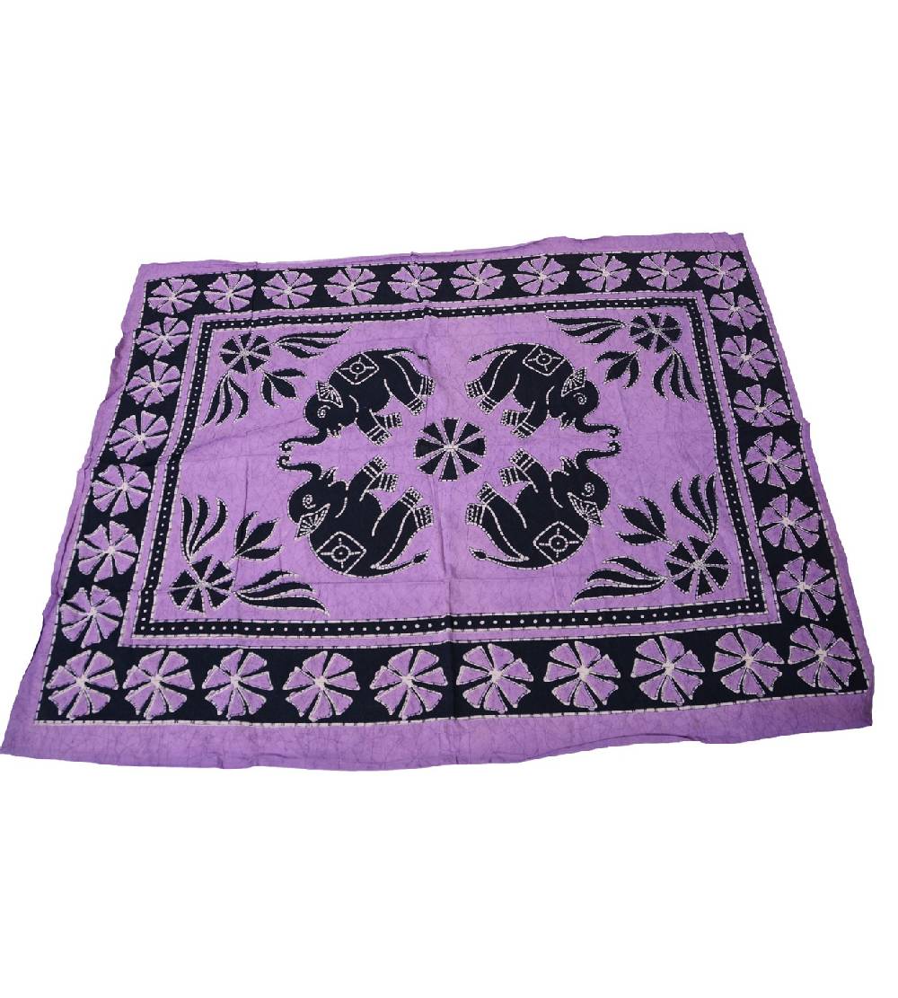 Kunst Und Magie Kunst und Magie Poster Tischdecke Indische Elefanten Motiv 110cm x 140cm