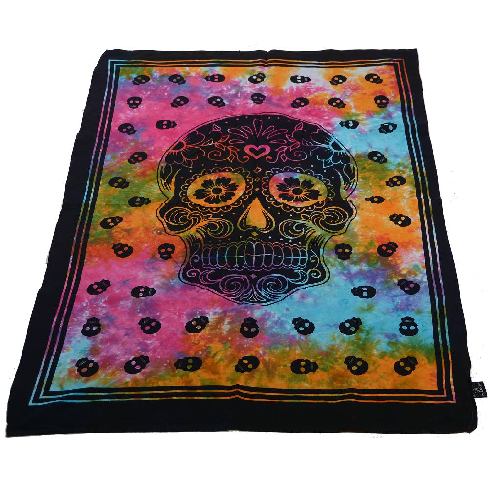 Kunst Und Magie Kunst und Magie Poster Wandbehang La Catrina Sugar Skull Totenkopf ca. 110 x 75 cm