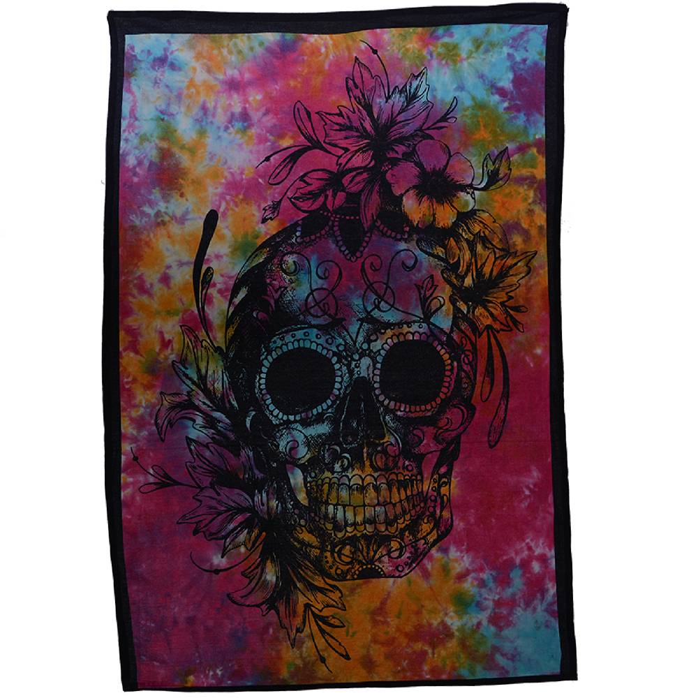 Kunst Und Magie Kunst und Magie Poster Wandbehang Skull La Catrina Totenkopf ca. 100 x 70 cm