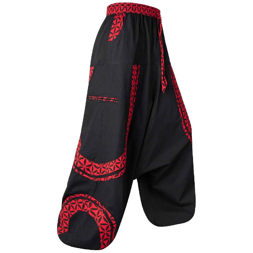 Kunst Und Magie Kunst Und Magie Psy Goa Cargo Freizeit Haremshose Baggy Baumwolle Unisex- Für Sie Und Ihn