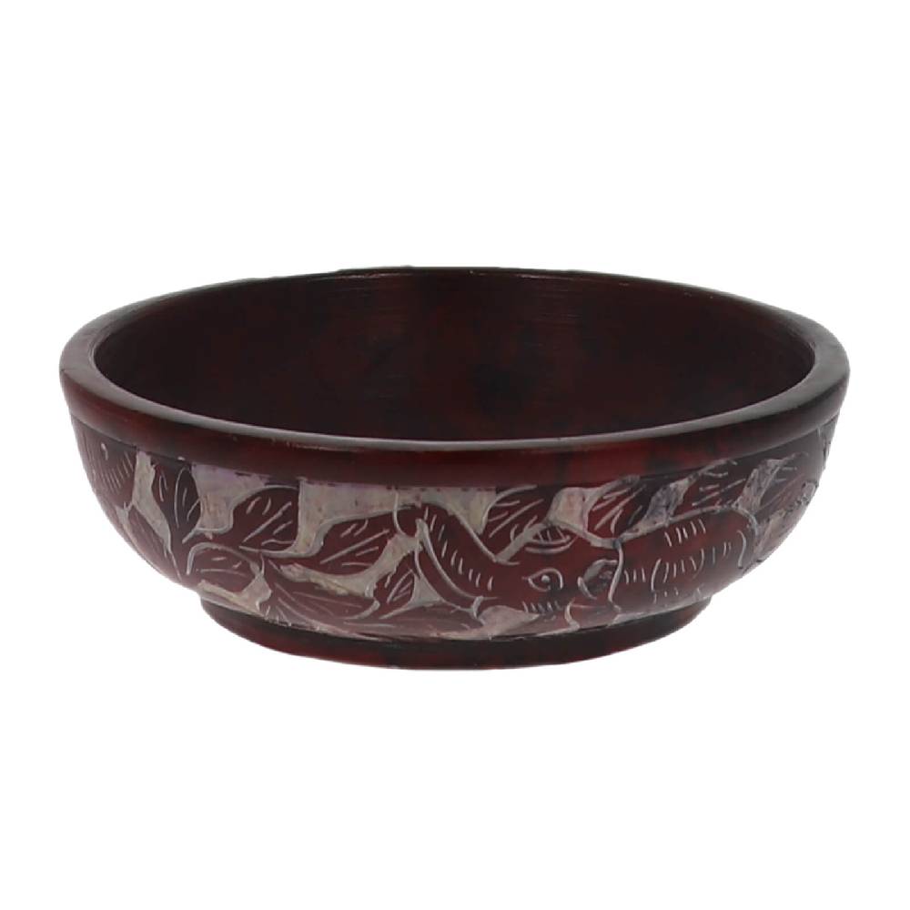 Kunst Und Magie Kunst Und Magie Räucherschale Schale Aus Speckstein Räuchergefäß Mit Elefanten Gravur