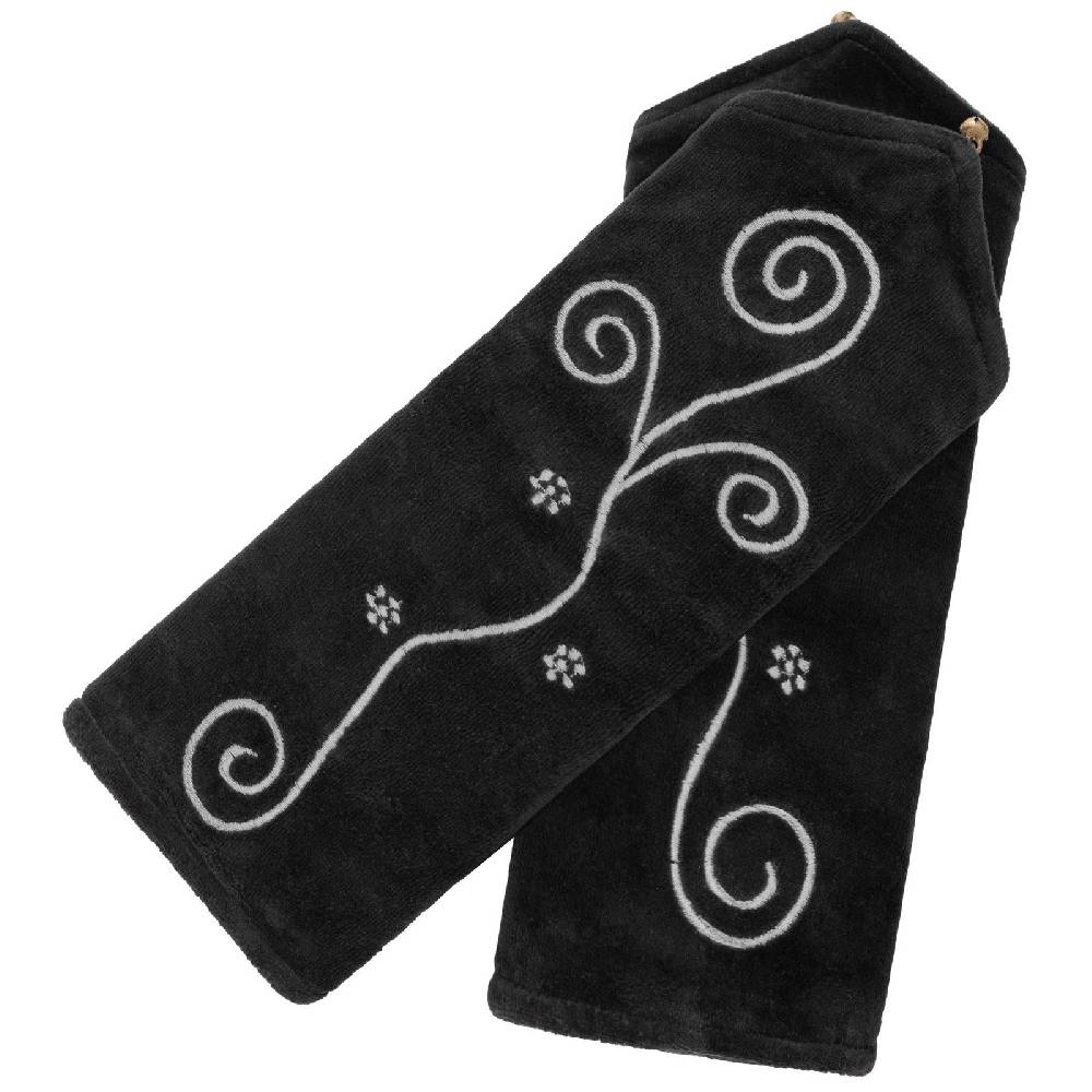 Kunst Und Magie Kunst Und Magie Samt Armstulpen Stulpen Handwärmer Armlinge Boho Handschuhe