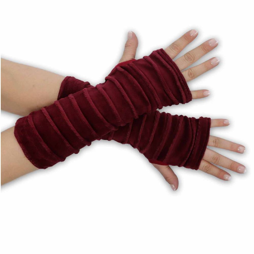 Kunst Und Magie Kunst Und Magie Samt Armstulpen Stulpen Handwärmer Handschuhe Boho