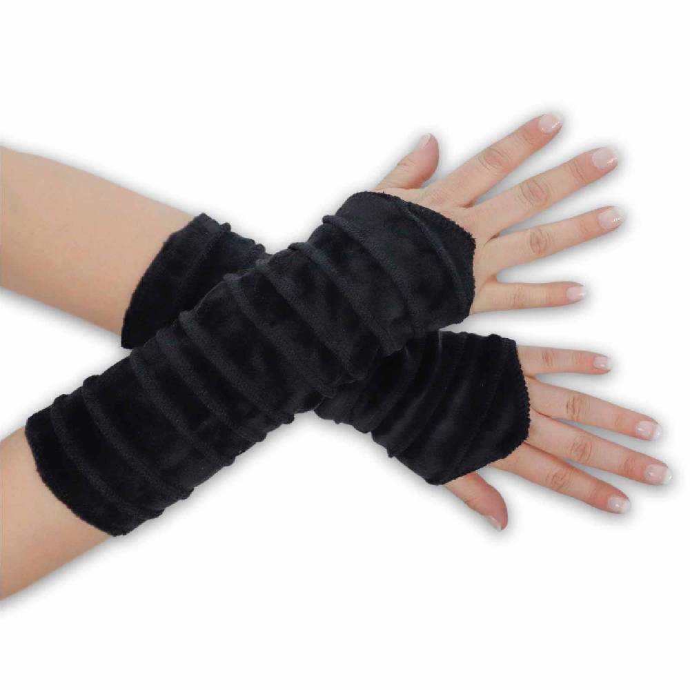 Kunst Und Magie Kunst Und Magie Samt Armstulpen Stulpen Handwärmer Handschuhe