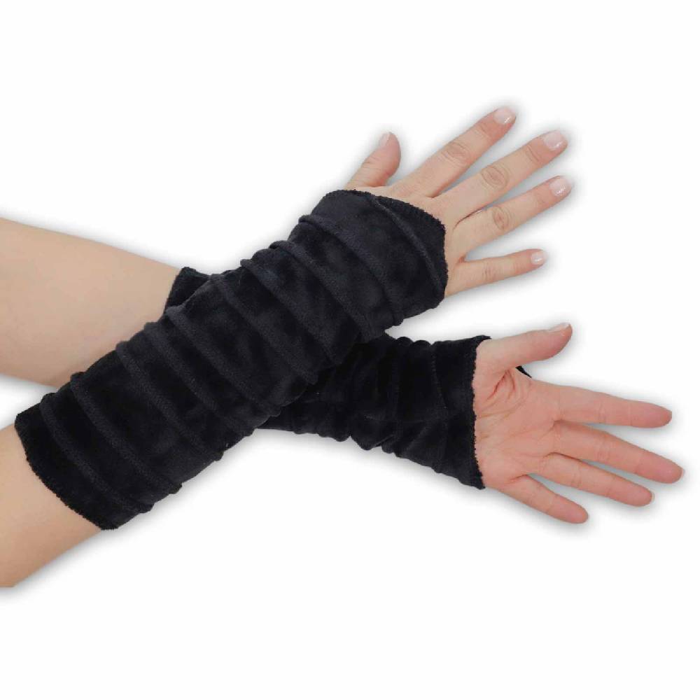 Kunst Und Magie Kunst Und Magie Samt Armstulpen Stulpen Handwärmer Handschuhe